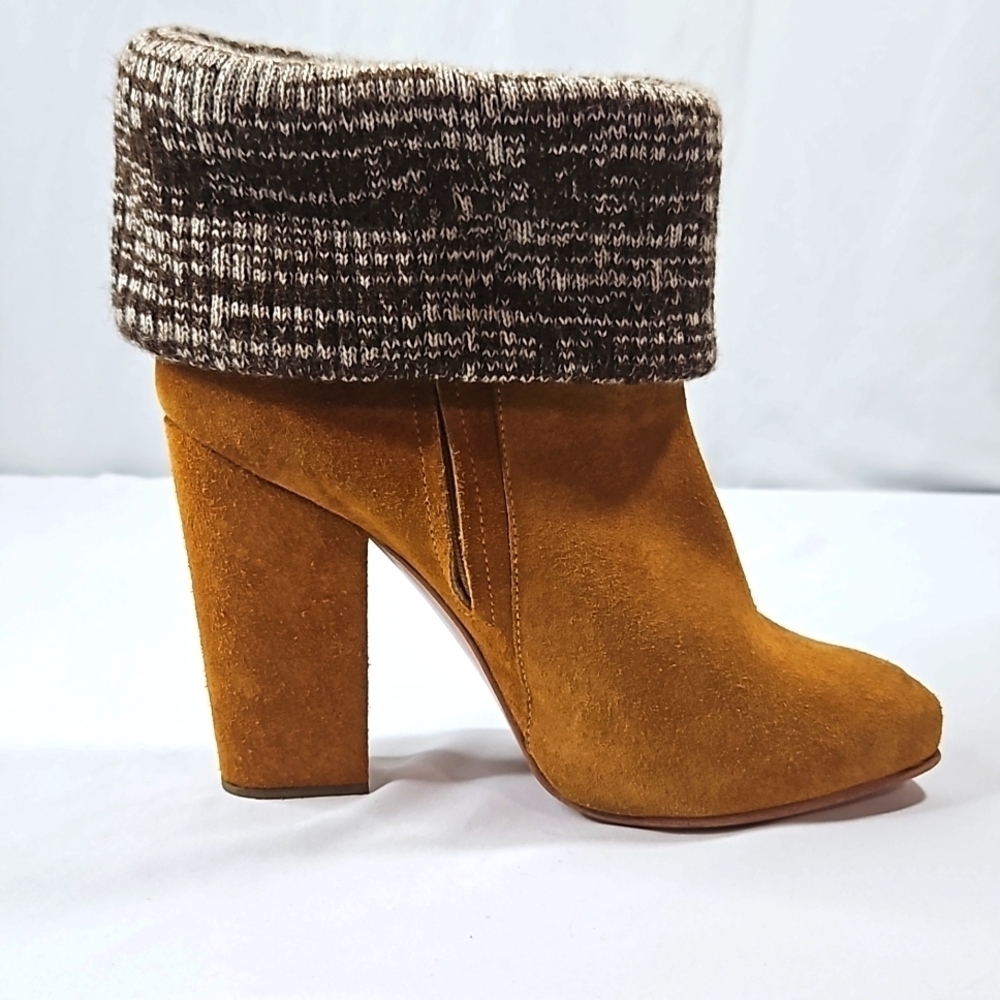 Rachel Comey Will Knit Cuffed Booties/Cowgirl Ankle Boots Sz 8.5